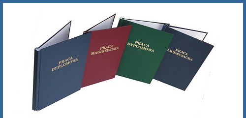 oprawa prac magisterskich dyplomowych Bydgoszcz
